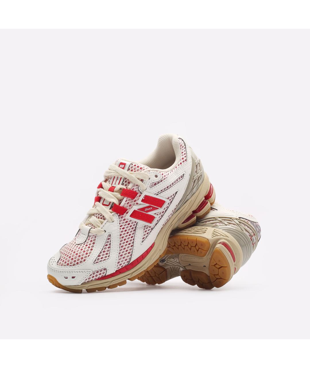 NEW BALANCE Красные текстильные кроссовки, фото 3