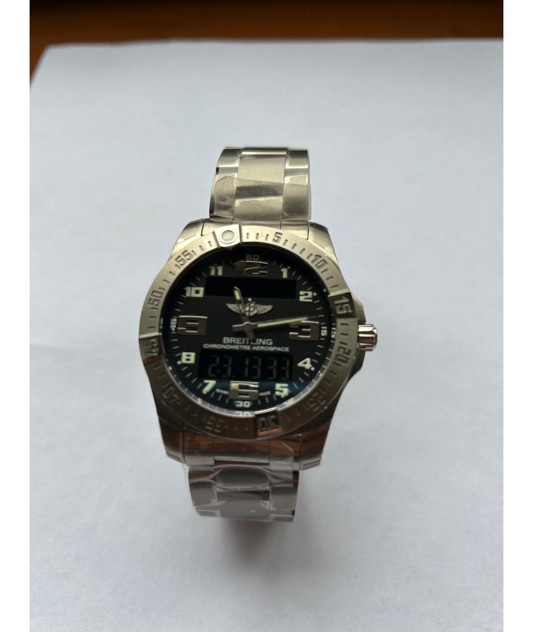 BREITLING Серебряные титановые часы, фото 7