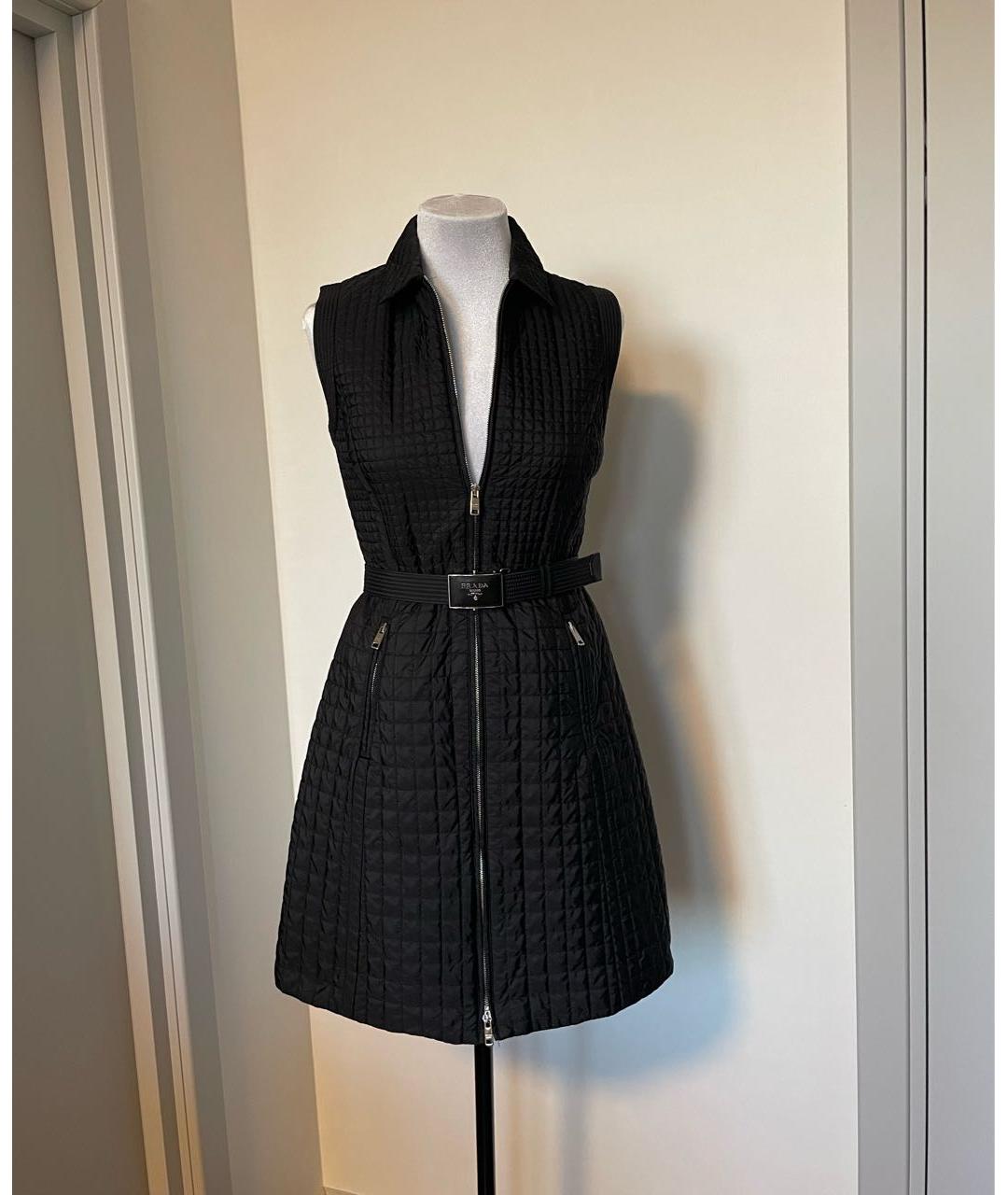 PRADA Черное повседневное платье, фото 9