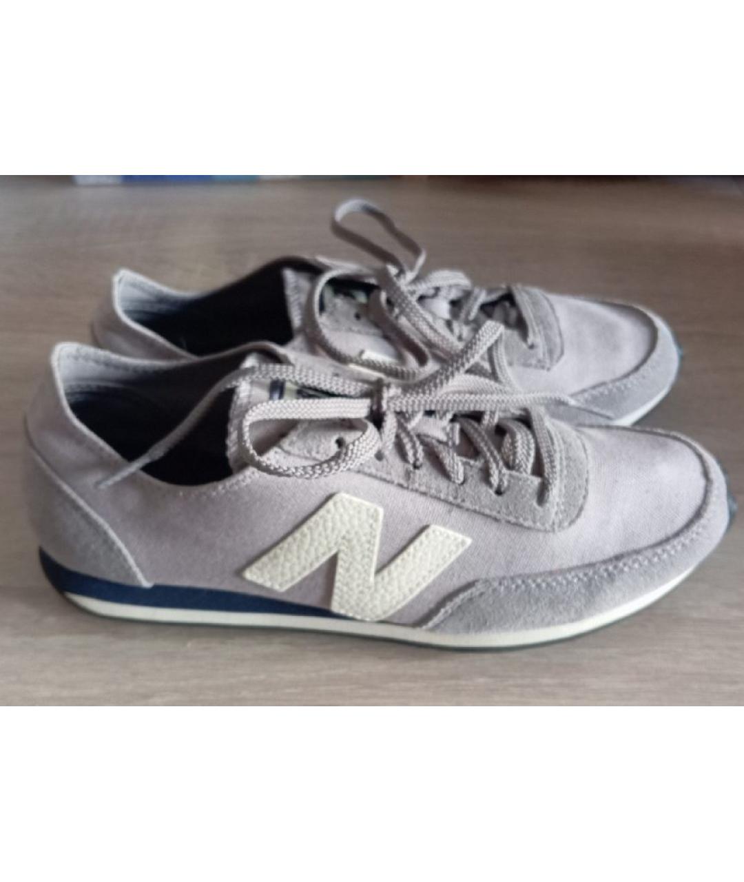 NEW BALANCE Серые замшевые кроссовки, фото 10