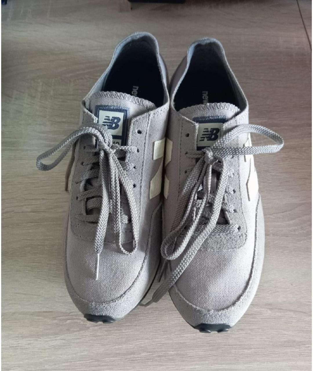 NEW BALANCE Серые замшевые кроссовки, фото 4