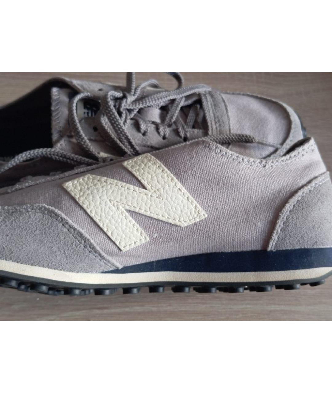 NEW BALANCE Серые замшевые кроссовки, фото 8