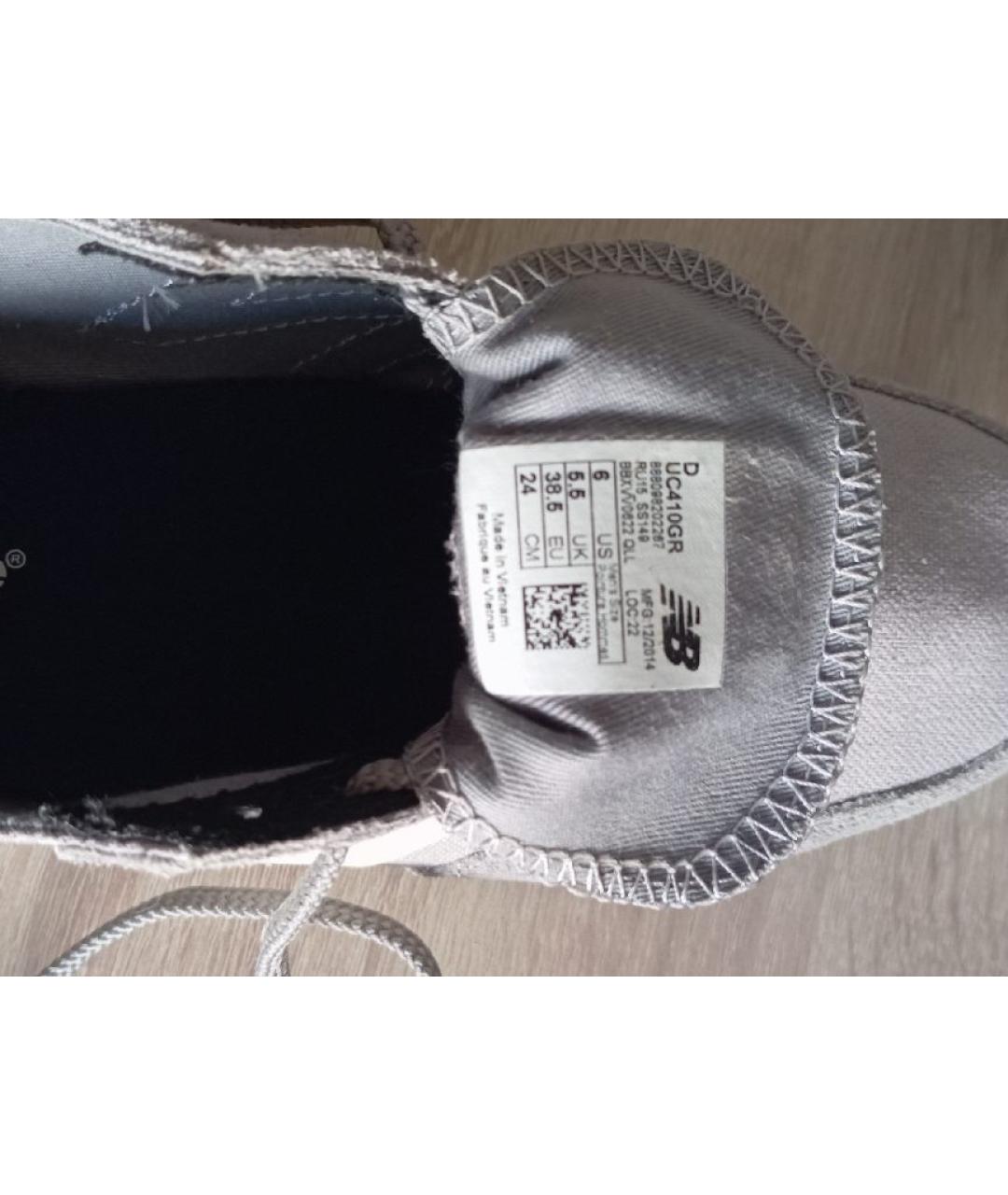 NEW BALANCE Серые замшевые кроссовки, фото 9