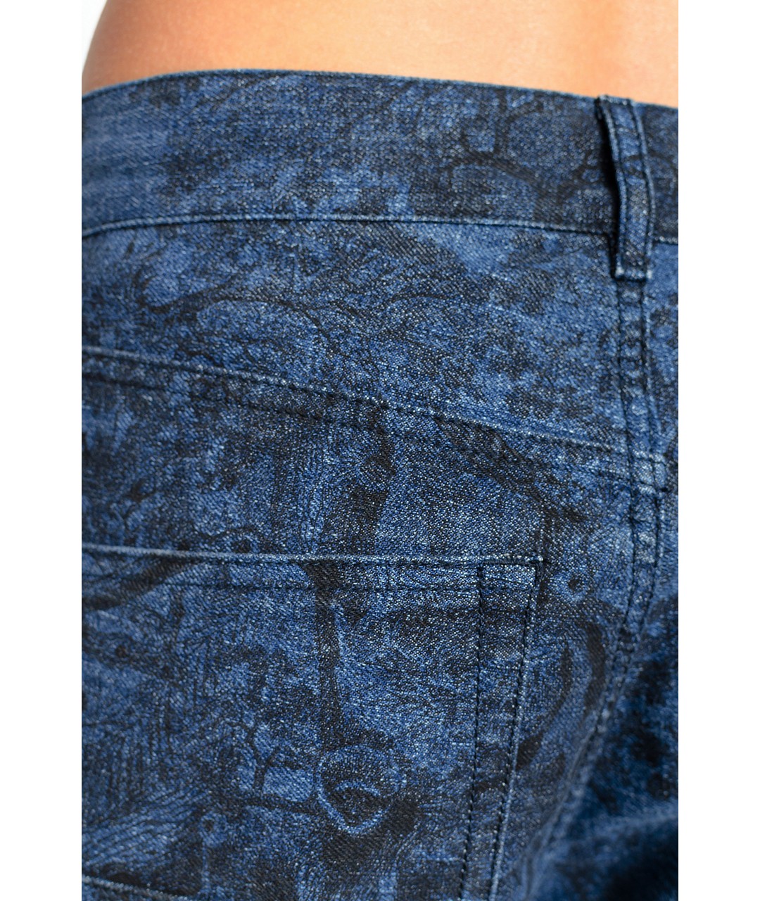 CHRISTIAN DIOR PRE-OWNED Темно-синие хлопко-эластановые прямые джинсы, фото 7