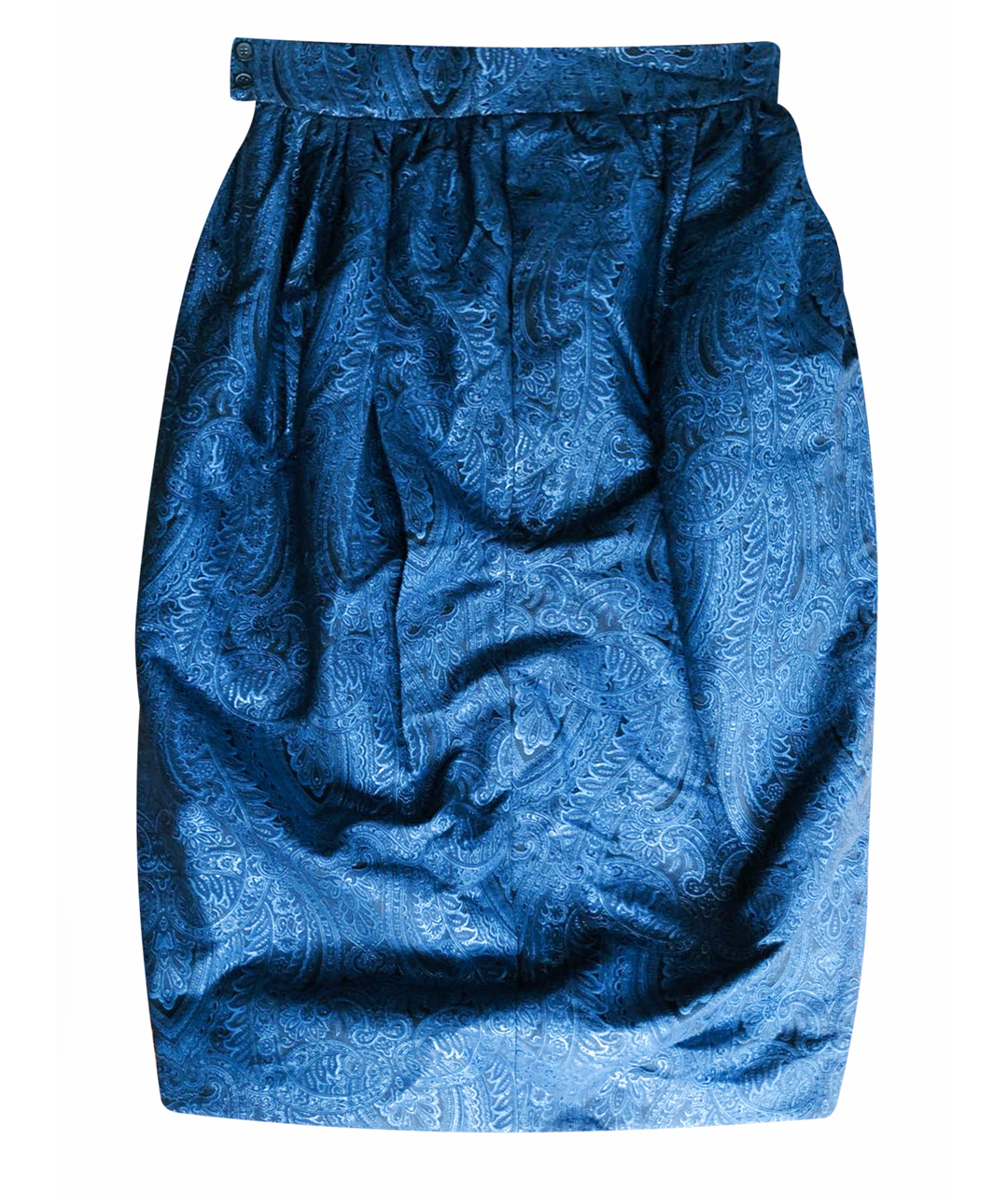 A LA RUSSE Темно-синяя шерстяная юбка макси, фото 1