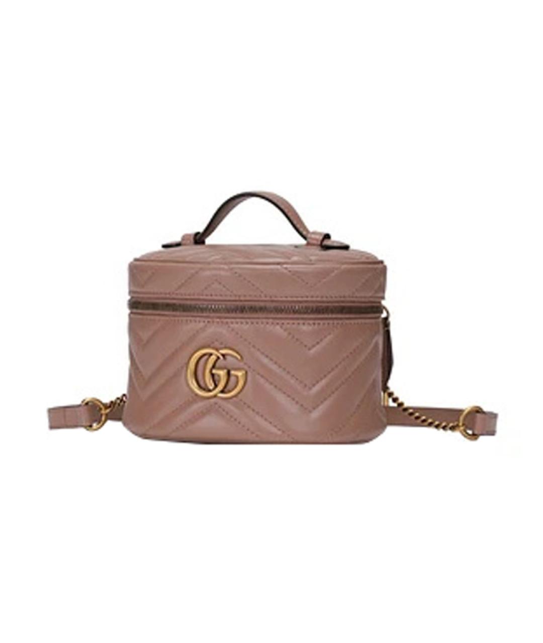 GUCCI Коричневая кожаная сумка через плечо, фото 3