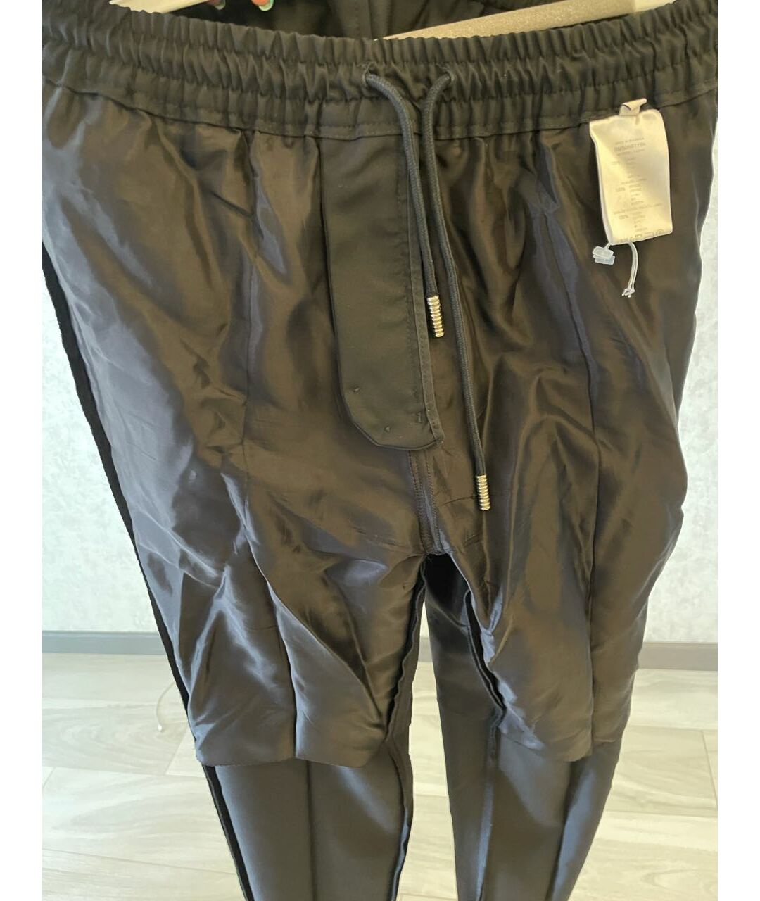 GIVENCHY Черные хлопковые классические брюки, фото 3