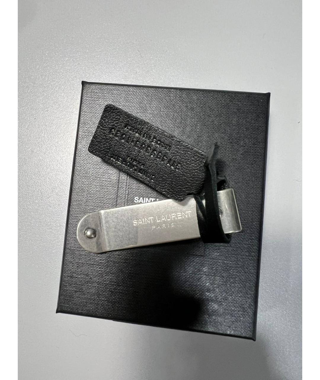 SAINT LAURENT Серебрянный кошелек, фото 3