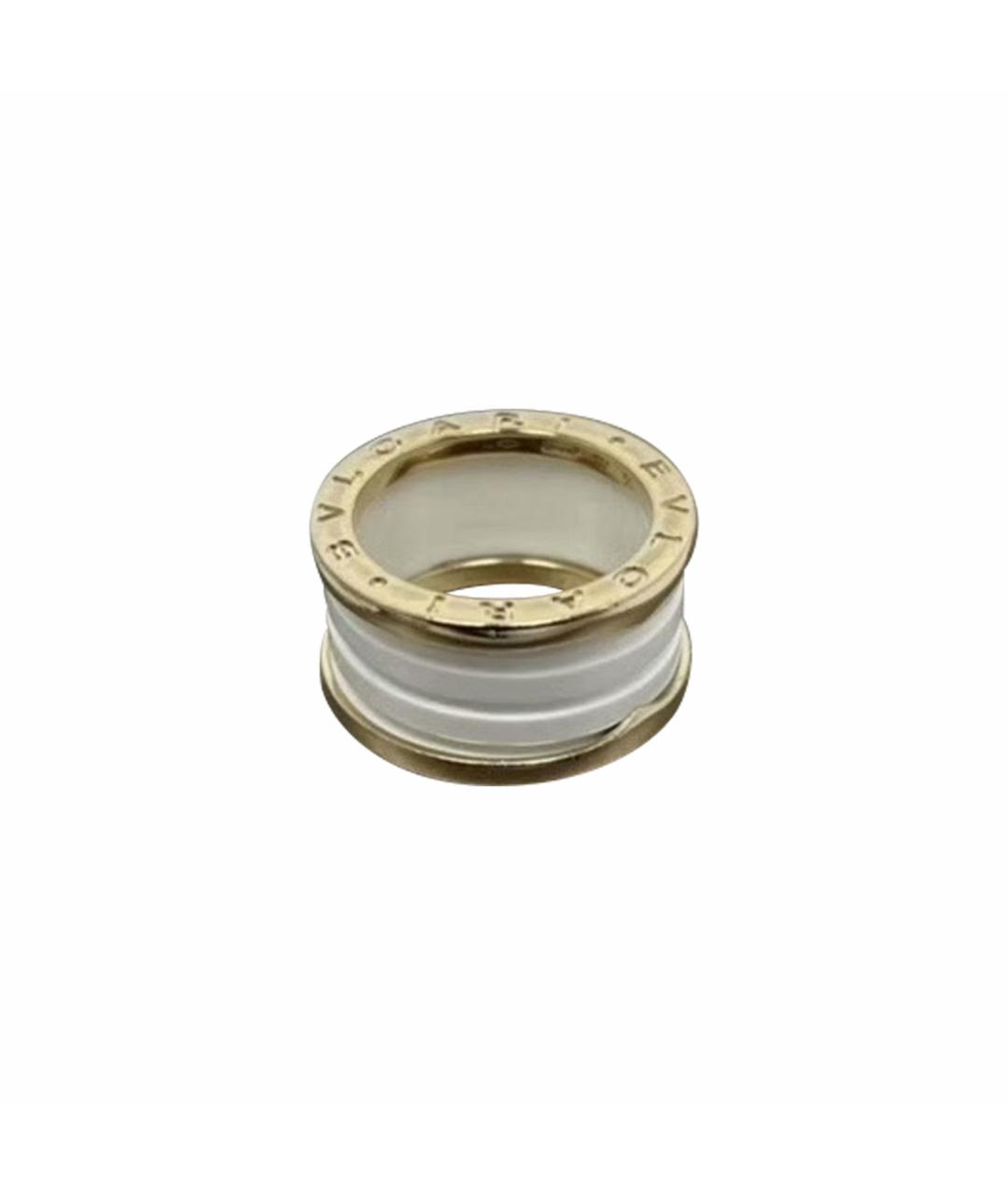 BVLGARI Белое кольцо из розового золота, фото 1