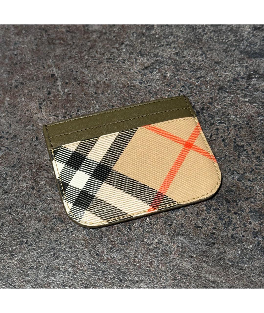 BURBERRY Кожаный кардхолдер, фото 6