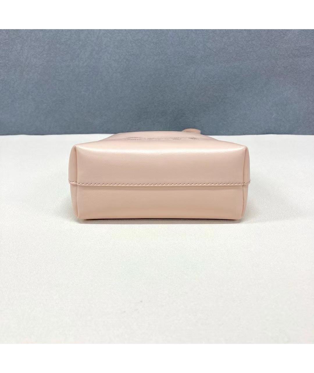 CHLOE Розовая кожаная сумка через плечо, фото 7