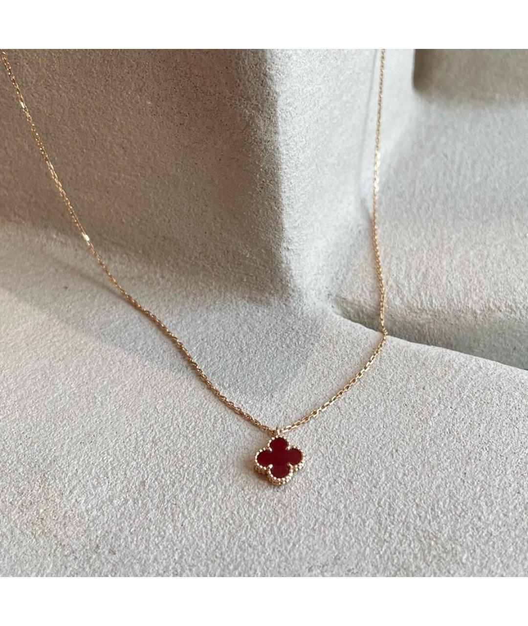 VAN CLEEF & ARPELS Красная подвеска из розового золота, фото 3
