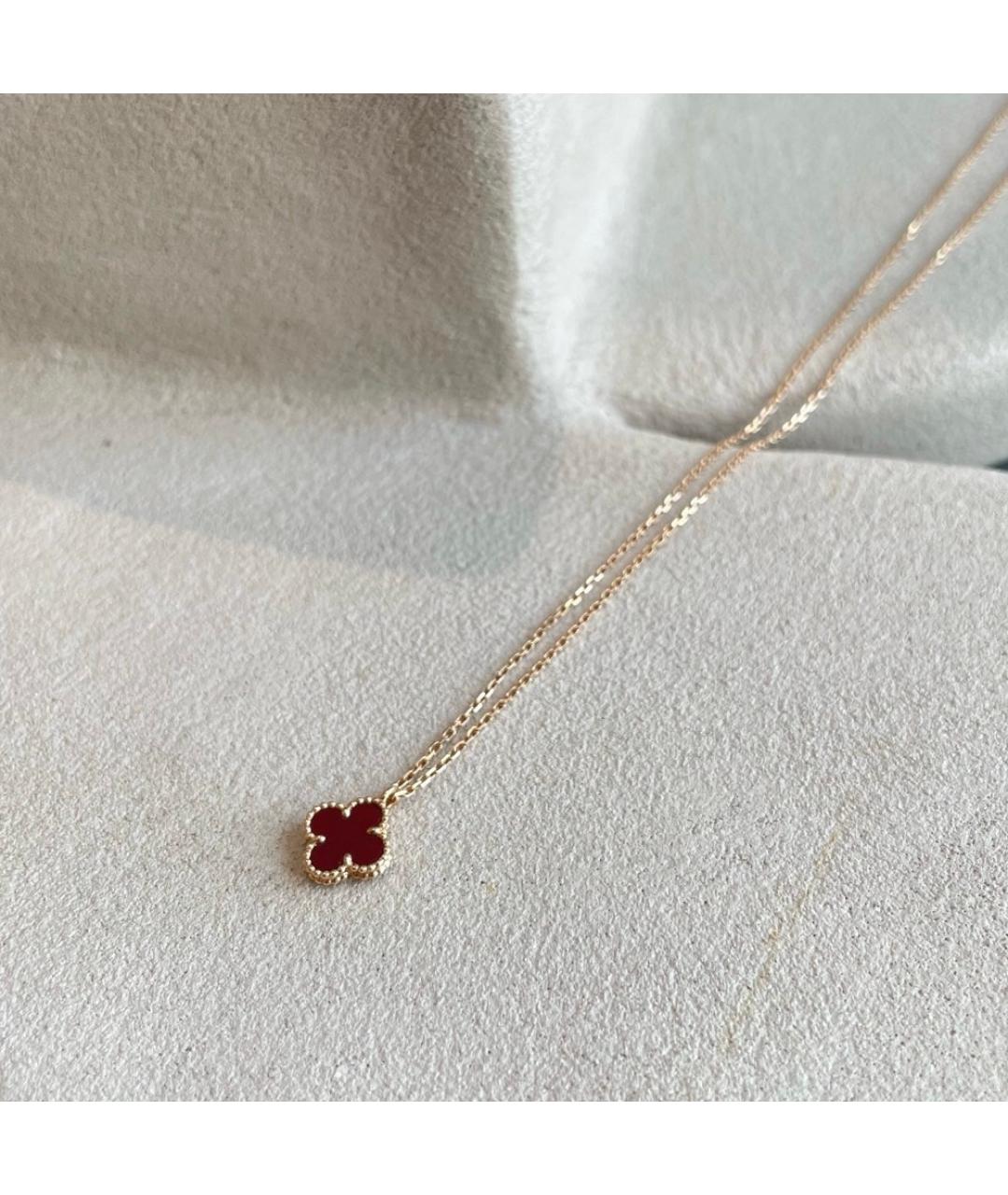 VAN CLEEF & ARPELS Красная подвеска из розового золота, фото 4
