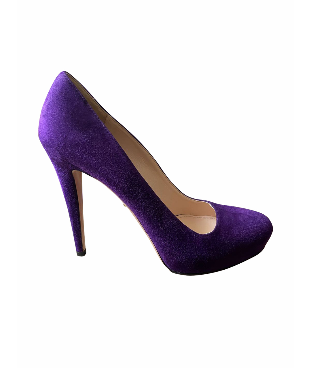 PRADA Фиолетовые замшевые туфли, фото 1