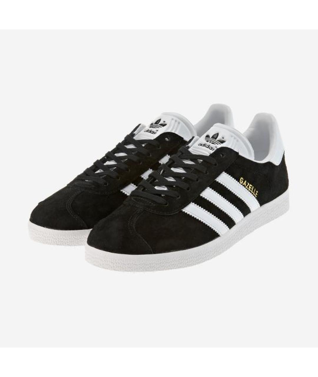 ADIDAS Черные замшевые кеды, фото 2