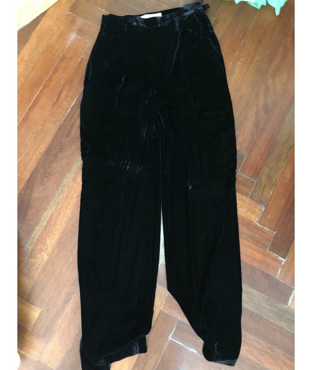GIANFRANCO FERRE Черные вискозные прямые брюки, фото 4