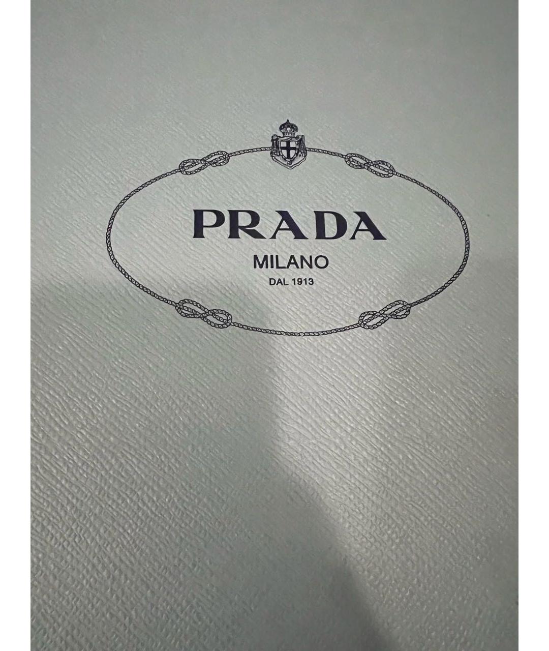 PRADA Оранжевое неопреновые кроссовки, фото 2