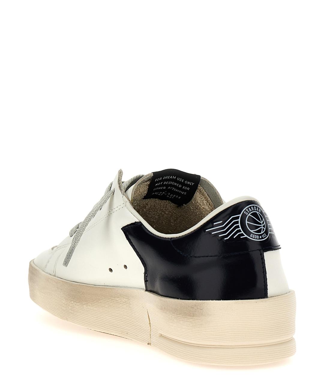 GOLDEN GOOSE DELUXE BRAND Белые кожаные низкие кроссовки / кеды, фото 3