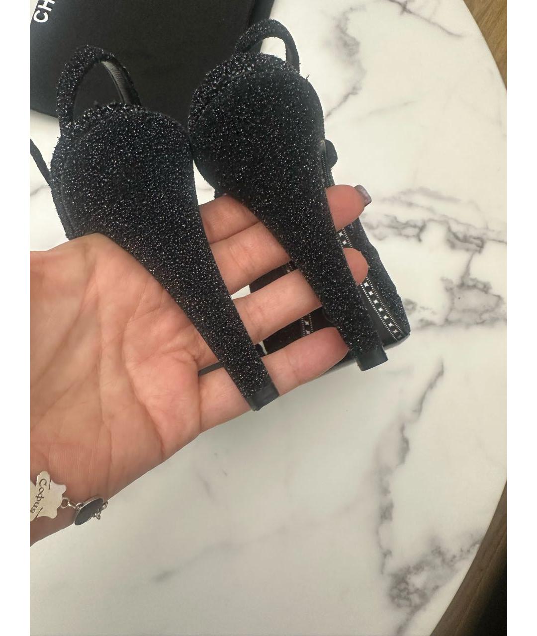 CHANEL Черные туфли, фото 5