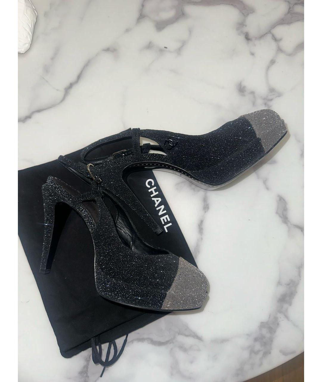 CHANEL Черные туфли, фото 8