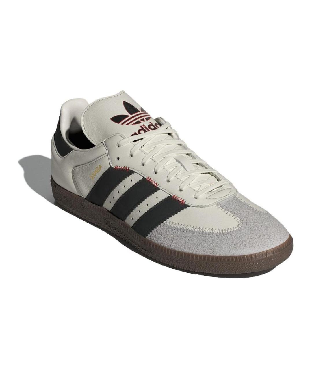 ADIDAS Бежевые кожаные кеды, фото 2