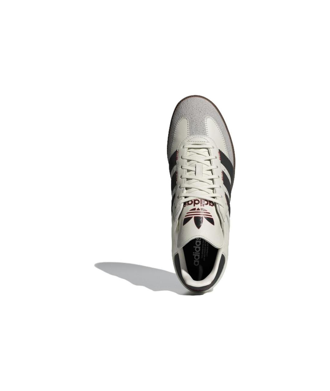 ADIDAS Бежевые кожаные кеды, фото 3