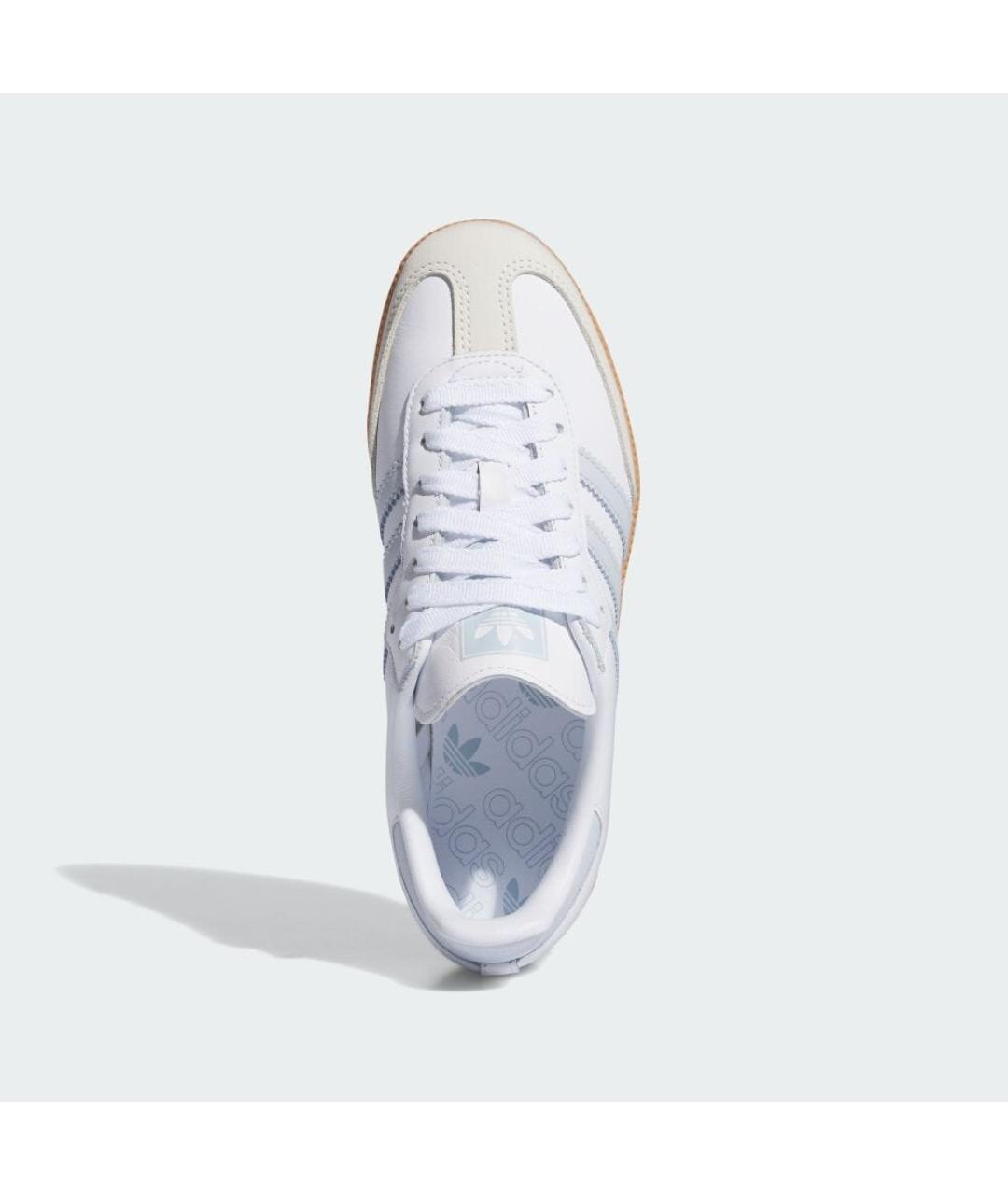 ADIDAS Белые кожаные кеды, фото 3