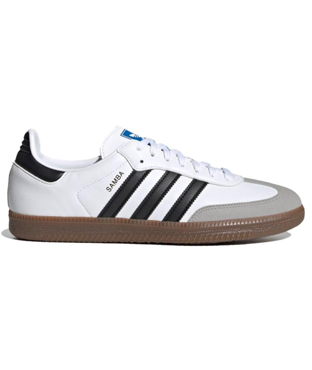 ADIDAS Белые кроссовки из искусственной кожи, фото 1