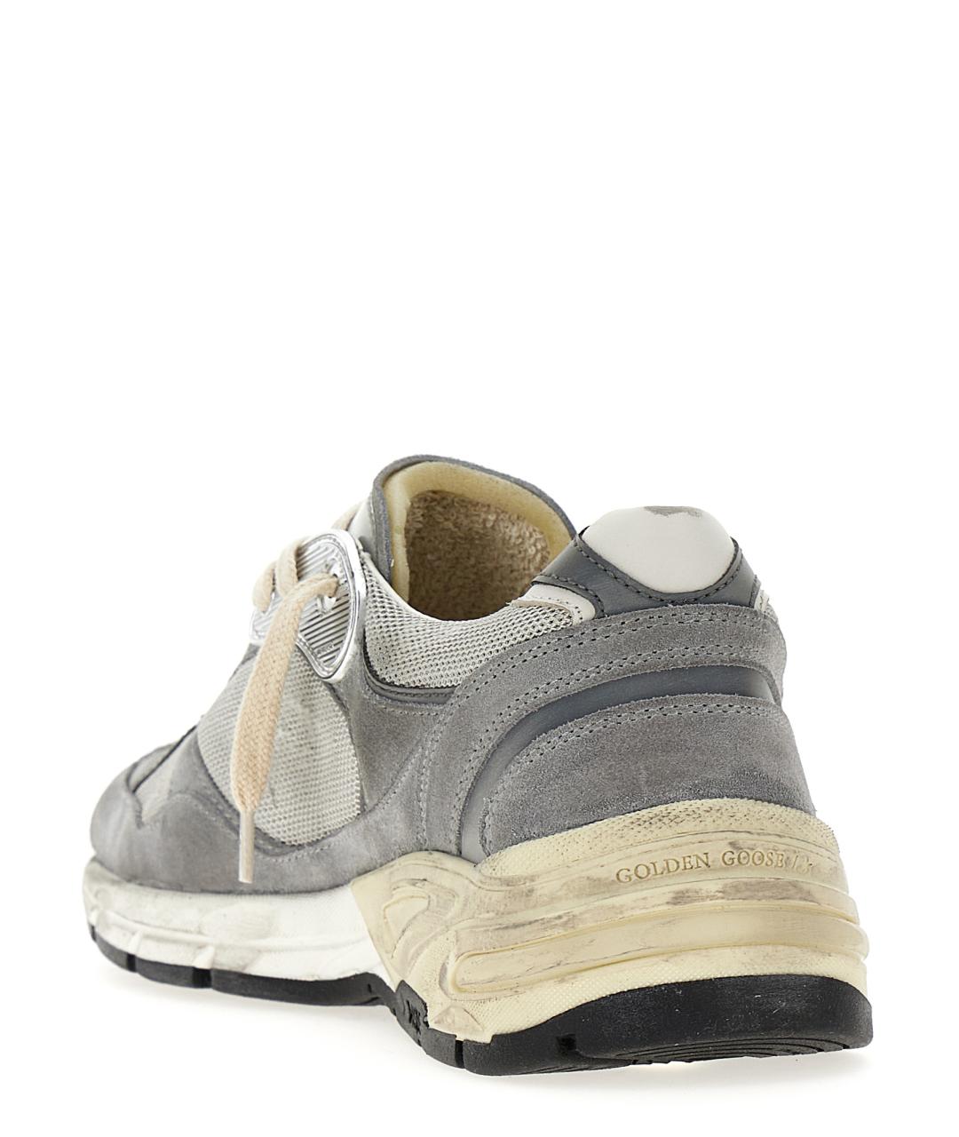 GOLDEN GOOSE DELUXE BRAND Серые замшевые низкие кроссовки / кеды, фото 2