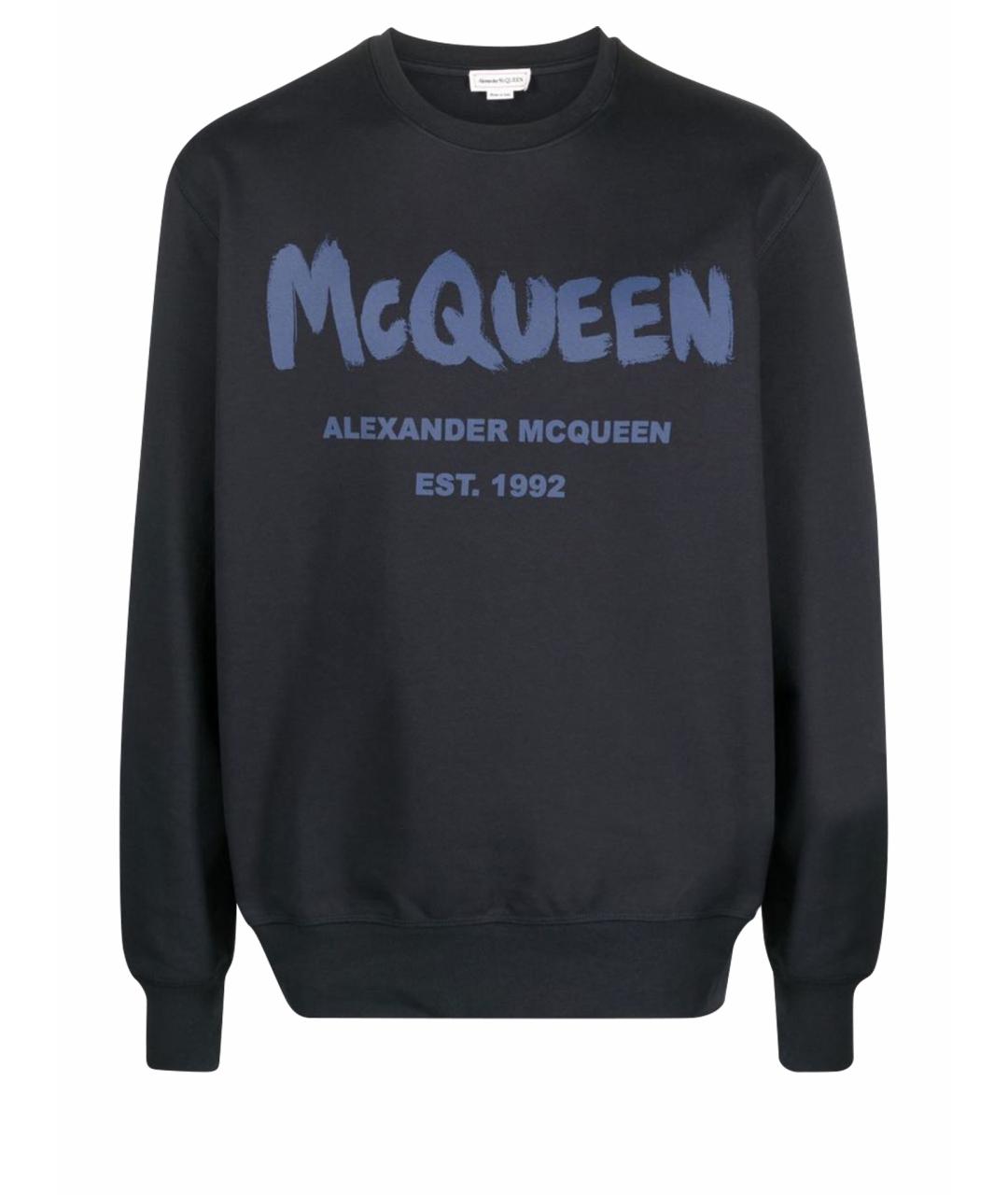 ALEXANDER MCQUEEN Темно-синий хлопковый спортивный костюм, фото 10
