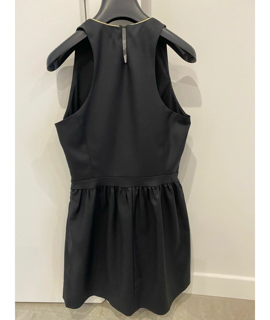 STEFANEL Черное хлопко-эластановое повседневное платье, фото 2
