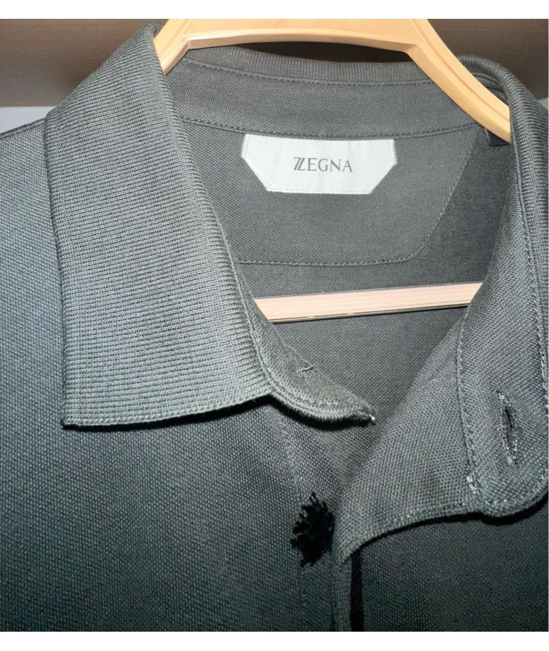 ERMENEGILDO ZEGNA Хлопко-эластановая футболка, фото 4