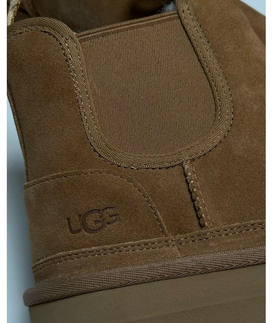 UGG AUSTRALIA Коричневые замшевые ботинки, фото 6