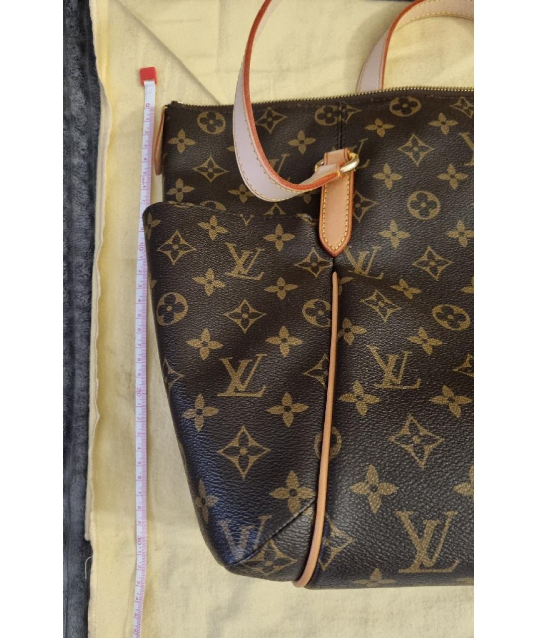 LOUIS VUITTON Коричневая сумка тоут, фото 7