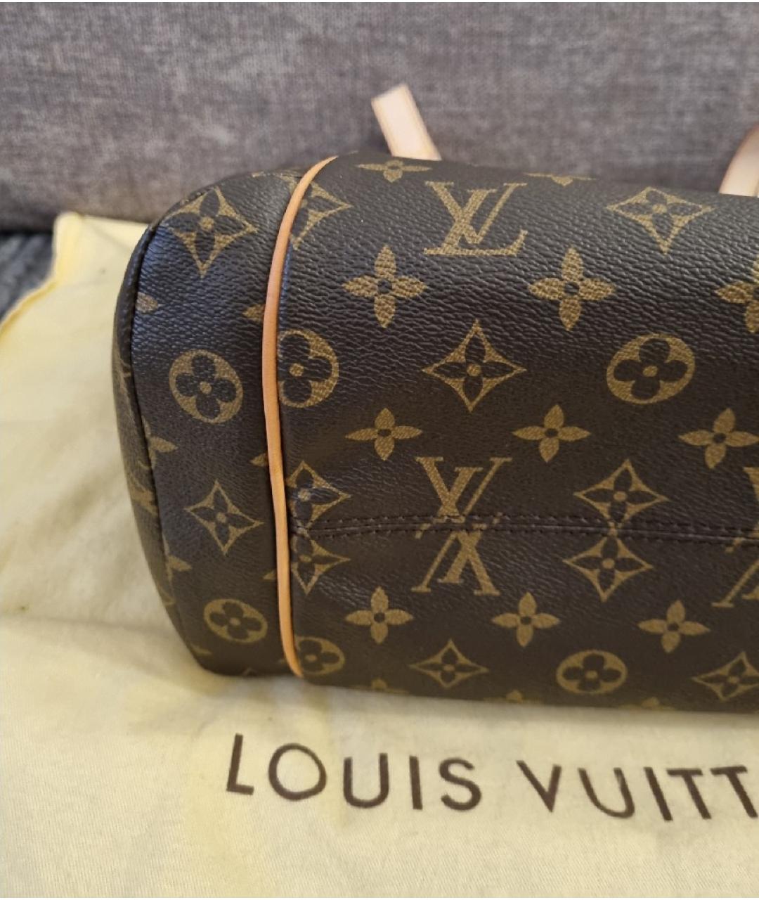 LOUIS VUITTON Коричневая сумка тоут, фото 4