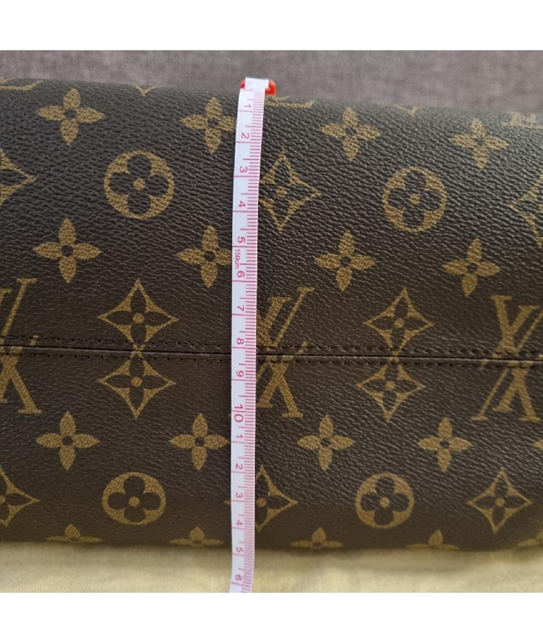 LOUIS VUITTON Коричневая сумка тоут, фото 8