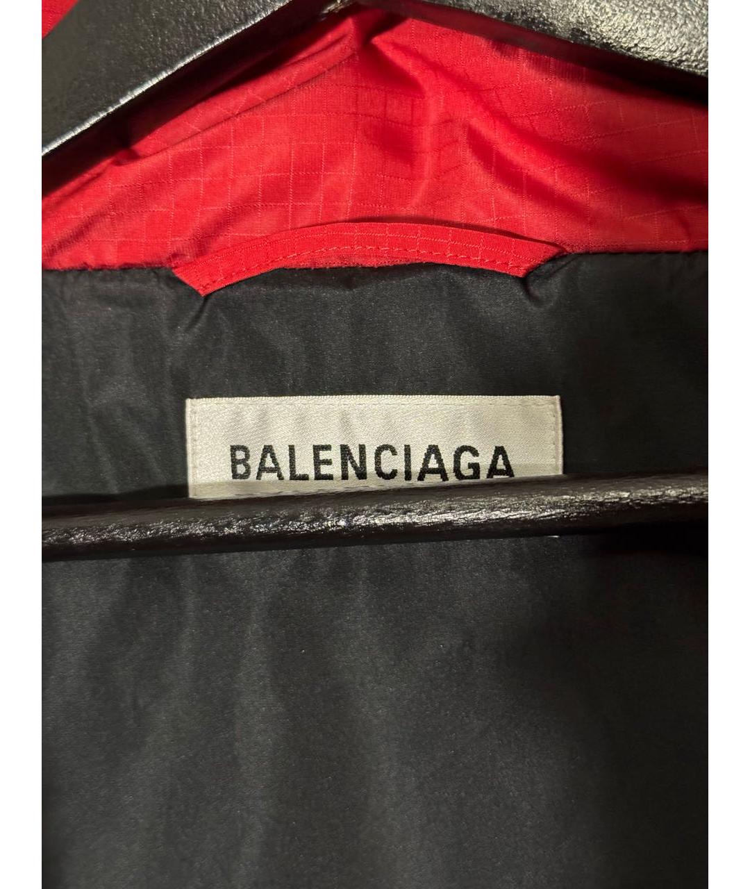 BALENCIAGA Красная полиэстеровая куртка, фото 4