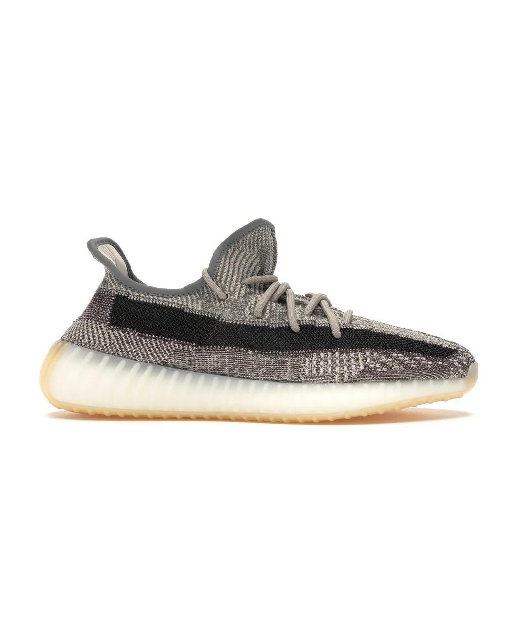 ADIDAS YEEZY Серые текстильные кроссовки, фото 1