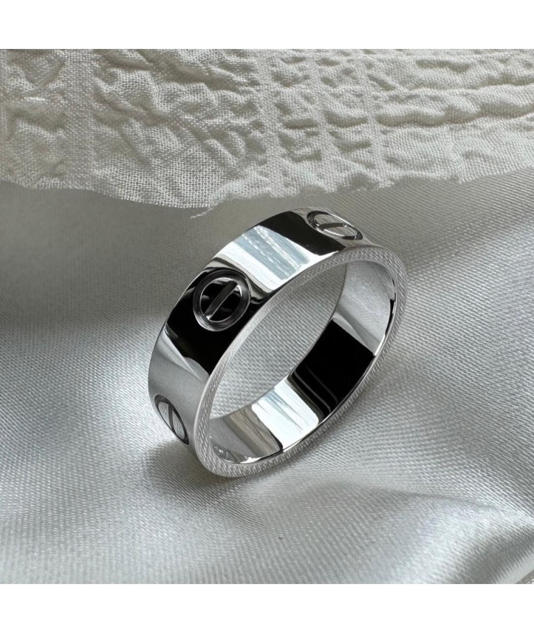 CARTIER Серебряное кольцо из белого золота, фото 5