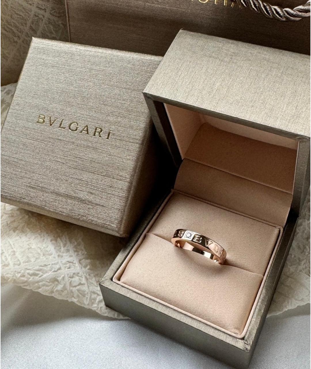 BVLGARI Розовое кольцо из розового золота, фото 2