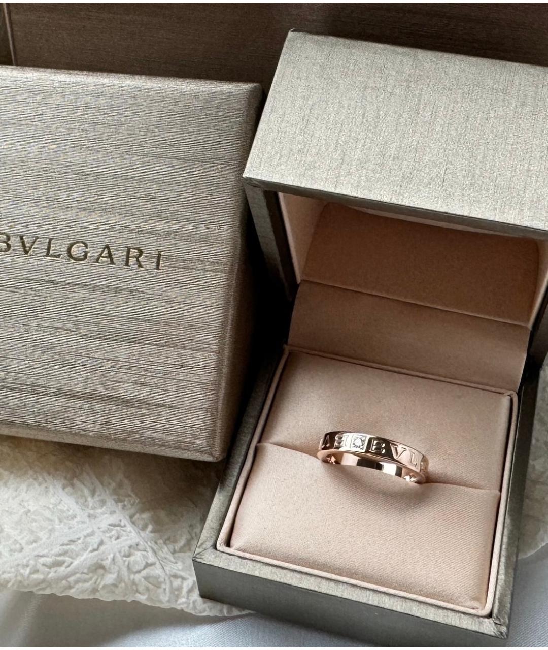 BVLGARI Розовое кольцо из розового золота, фото 4