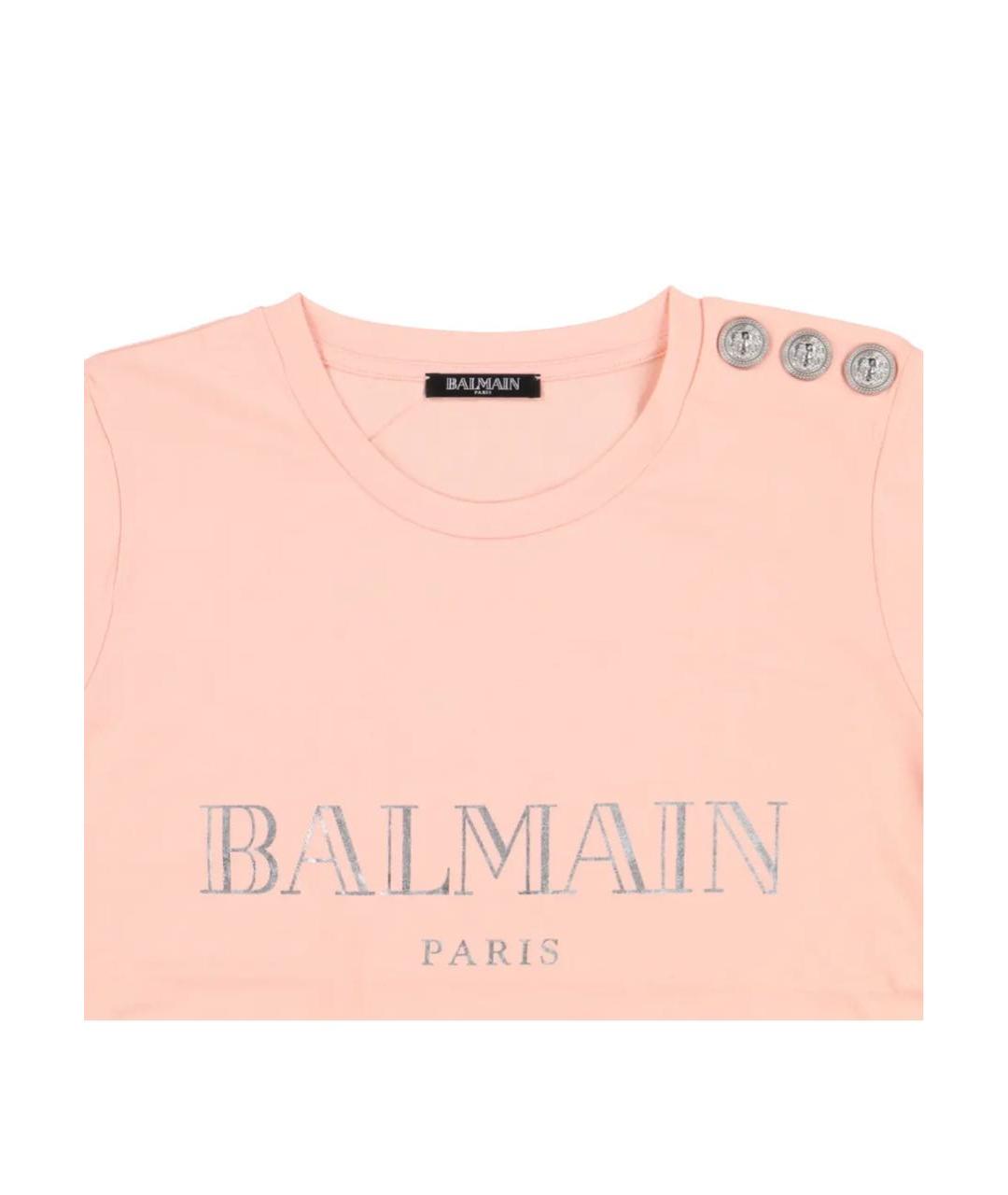 BALMAIN Хлопковая футболка, фото 2