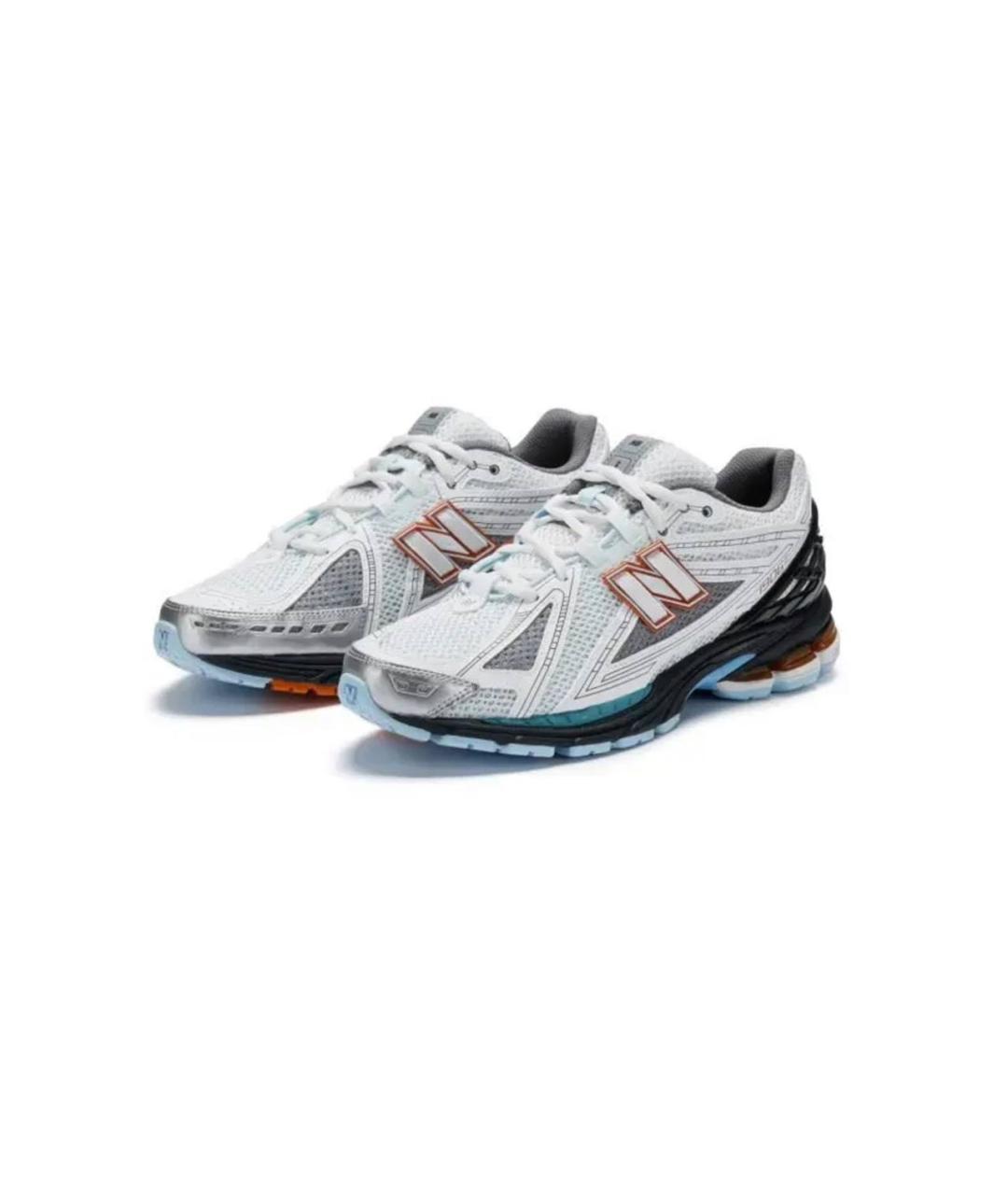 NEW BALANCE Белые текстильные низкие кроссовки / кеды, фото 2