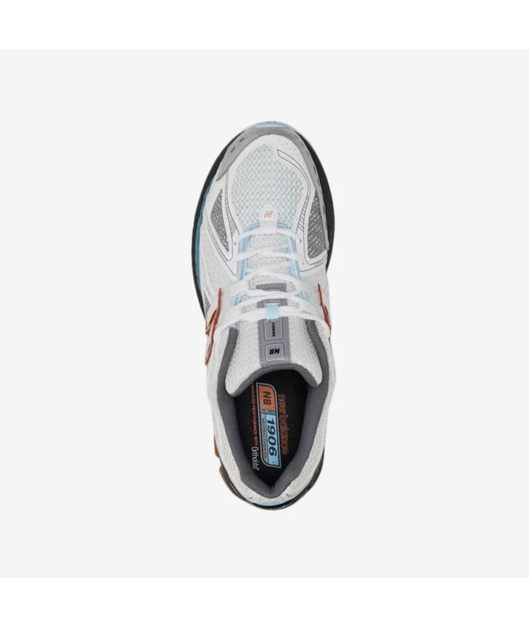 NEW BALANCE Белые текстильные низкие кроссовки / кеды, фото 3