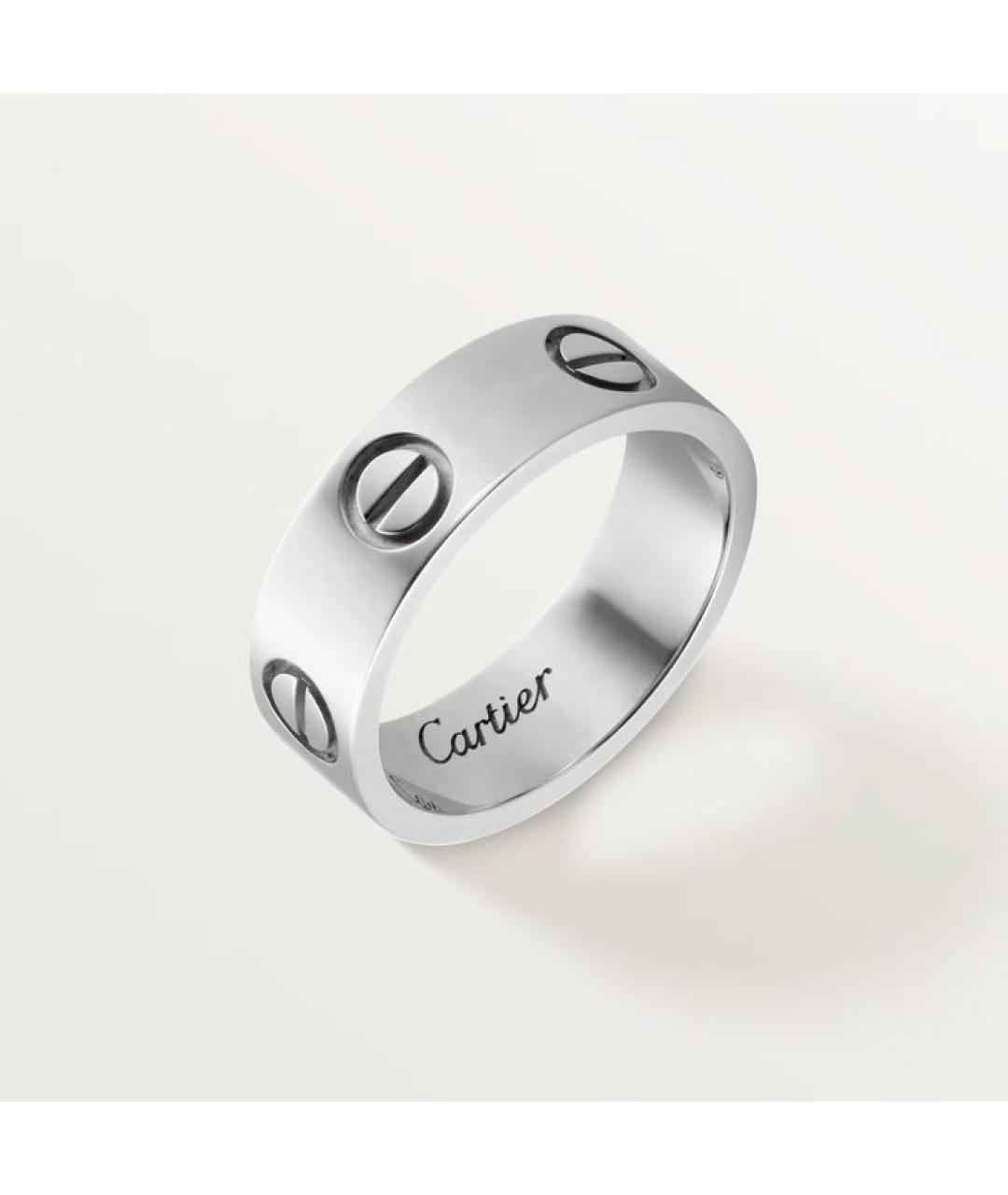 CARTIER Серебряное кольцо из белого золота, фото 2