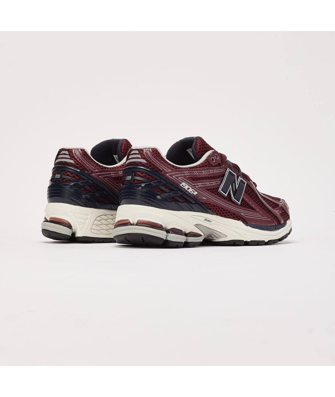 NEW BALANCE Бордовые текстильные низкие кроссовки / кеды, фото 4