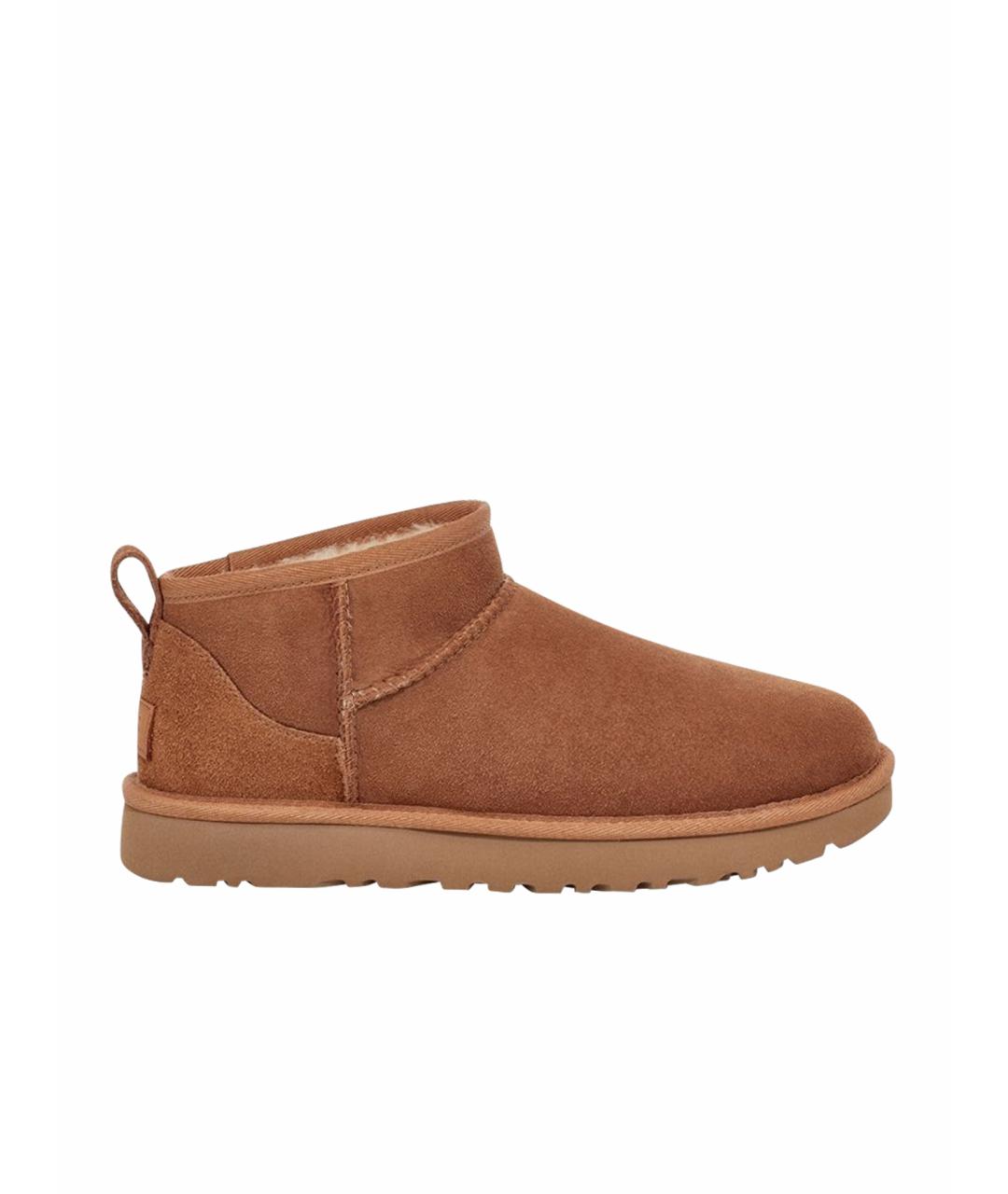 UGG AUSTRALIA Коричневые замшевые ботинки, фото 1