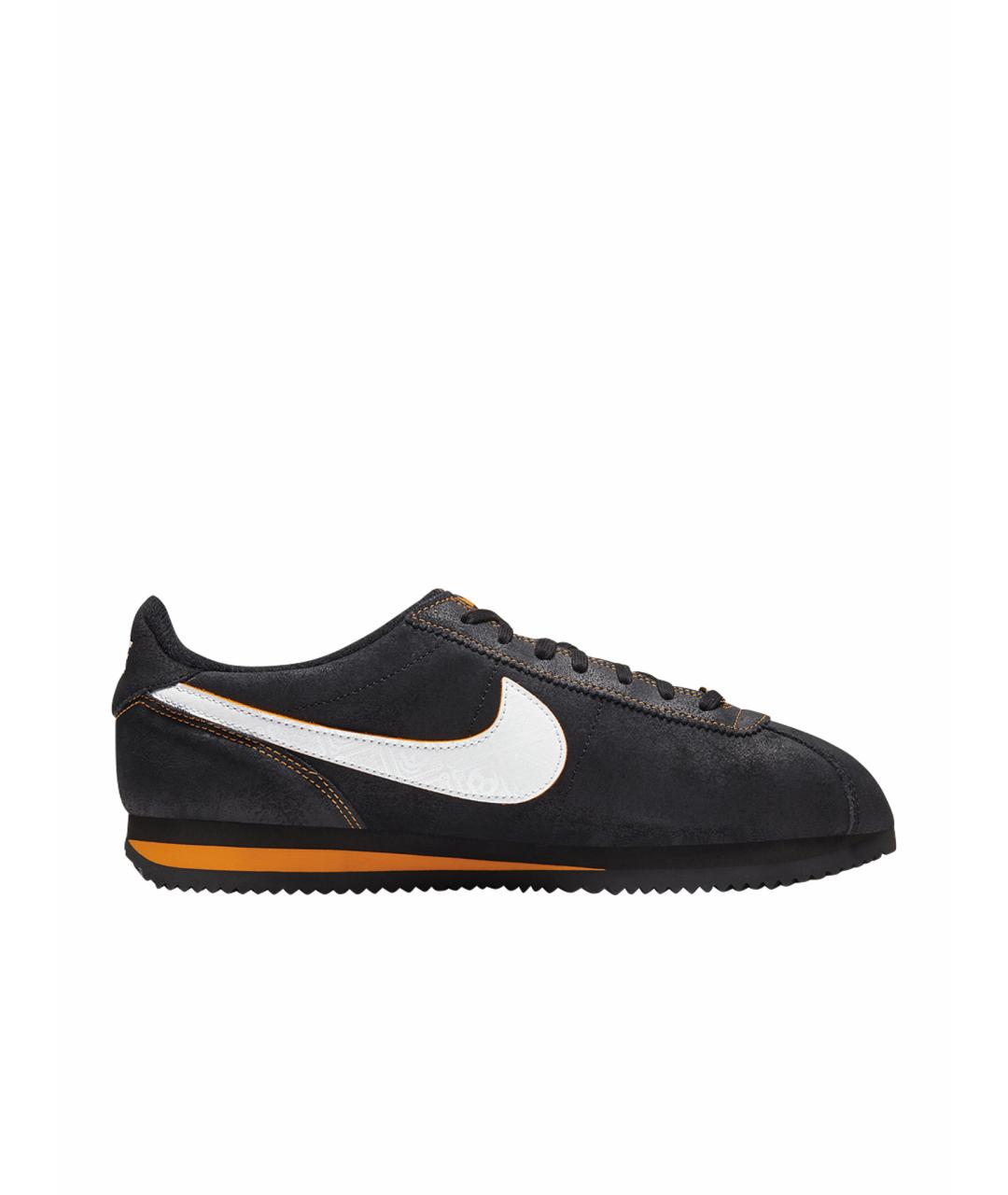 NIKE Черные замшевые низкие кроссовки / кеды, фото 1