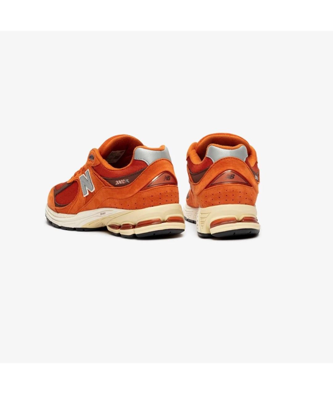 NEW BALANCE Оранжевое замшевые низкие кроссовки / кеды, фото 4