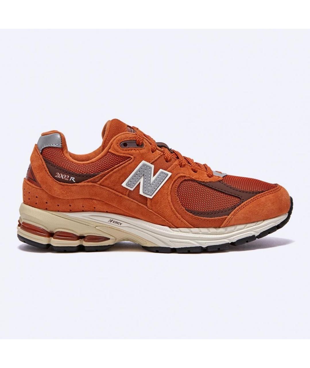 NEW BALANCE Оранжевое замшевые низкие кроссовки / кеды, фото 5